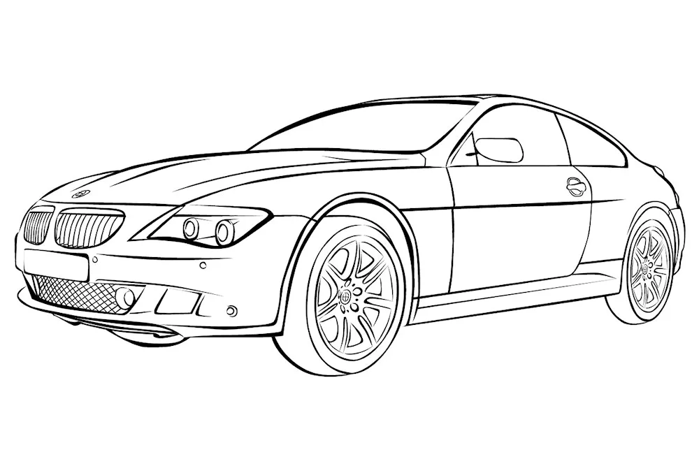 Colouring BMW m3 GTR