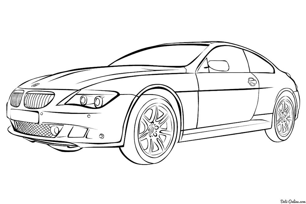 Colouring BMW m3 GTR