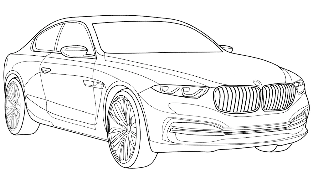 Colouring BMW m5 f90