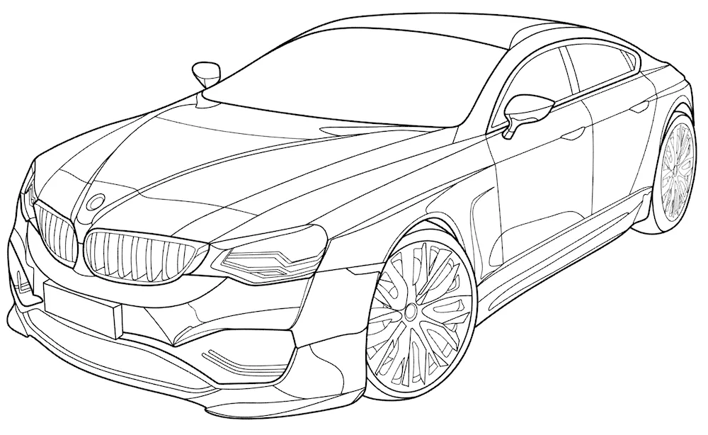 Colouring BMW m5 f90