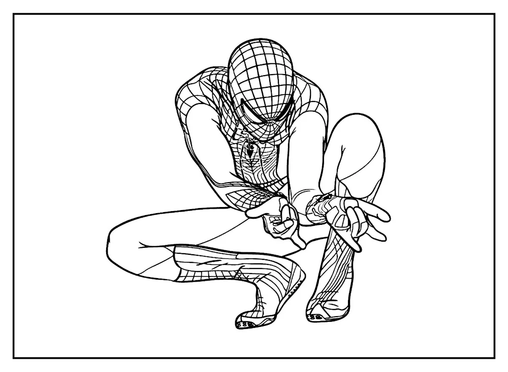 Spider-Man colouring book Tom Holland