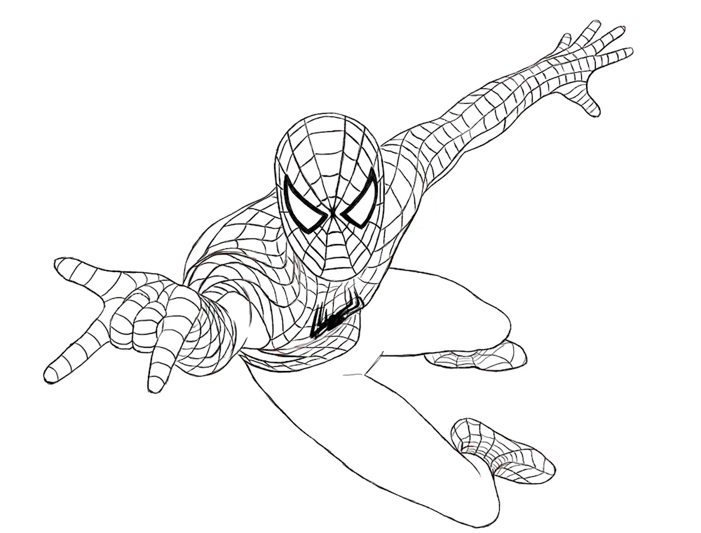 Sam Raimi's Spider-Man colouring book
