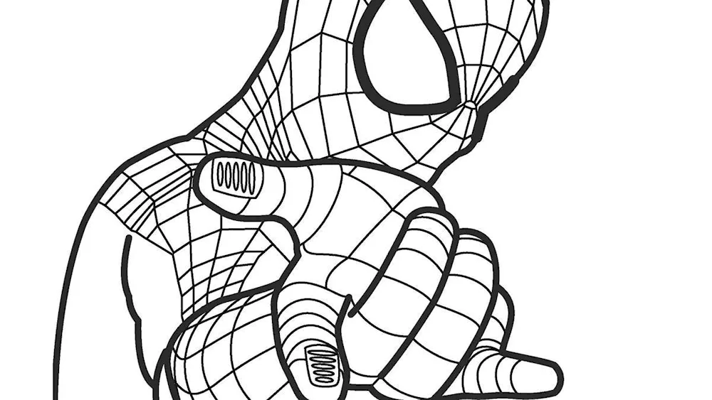 Spider-Man colouring book
