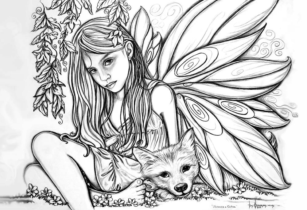Colouring for girls