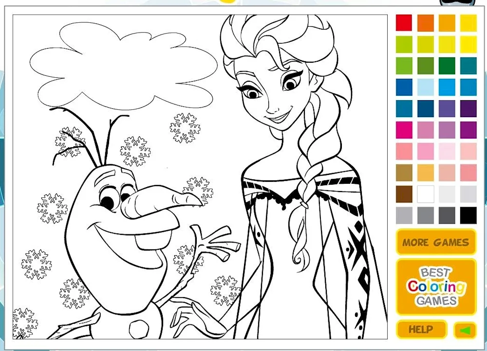 Colouring for girls