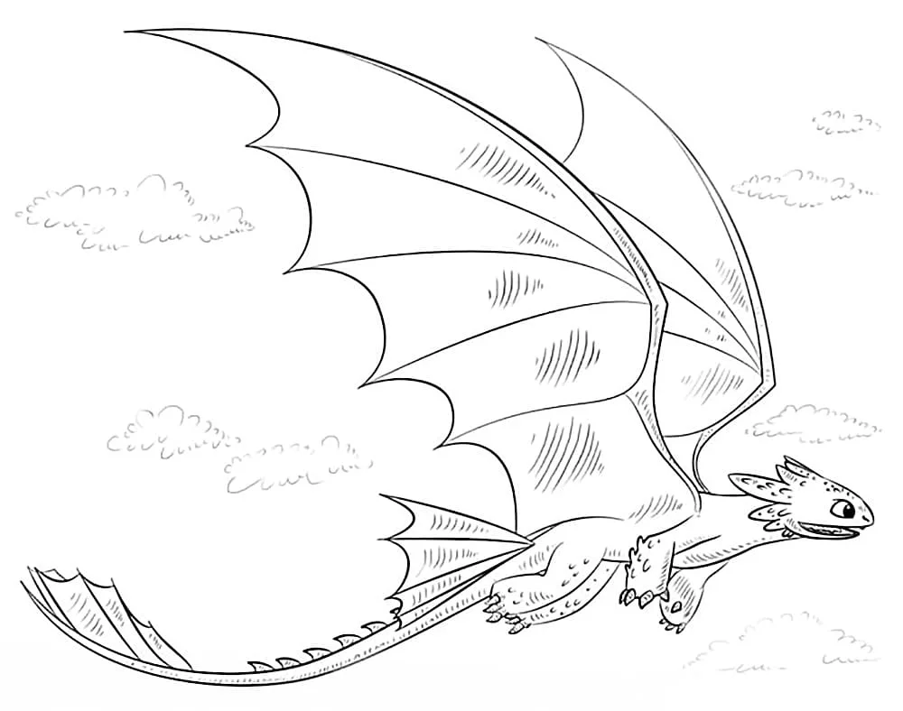 Fury dragon sketch