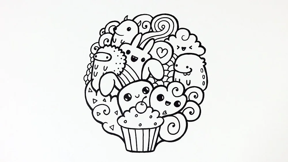 Doodling monsters