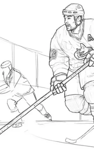Hockey colouring book Ovechkin