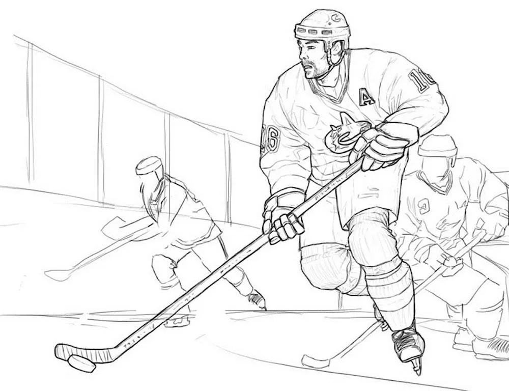 Hockey colouring book Ovechkin