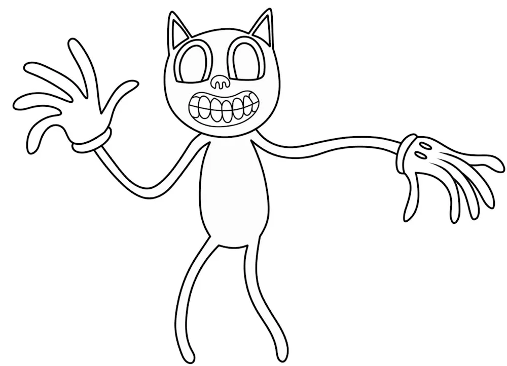 Colouring cat