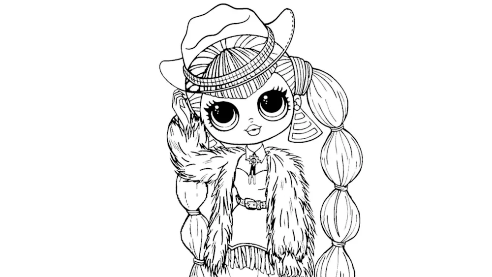 LOL doll lol colouring omg