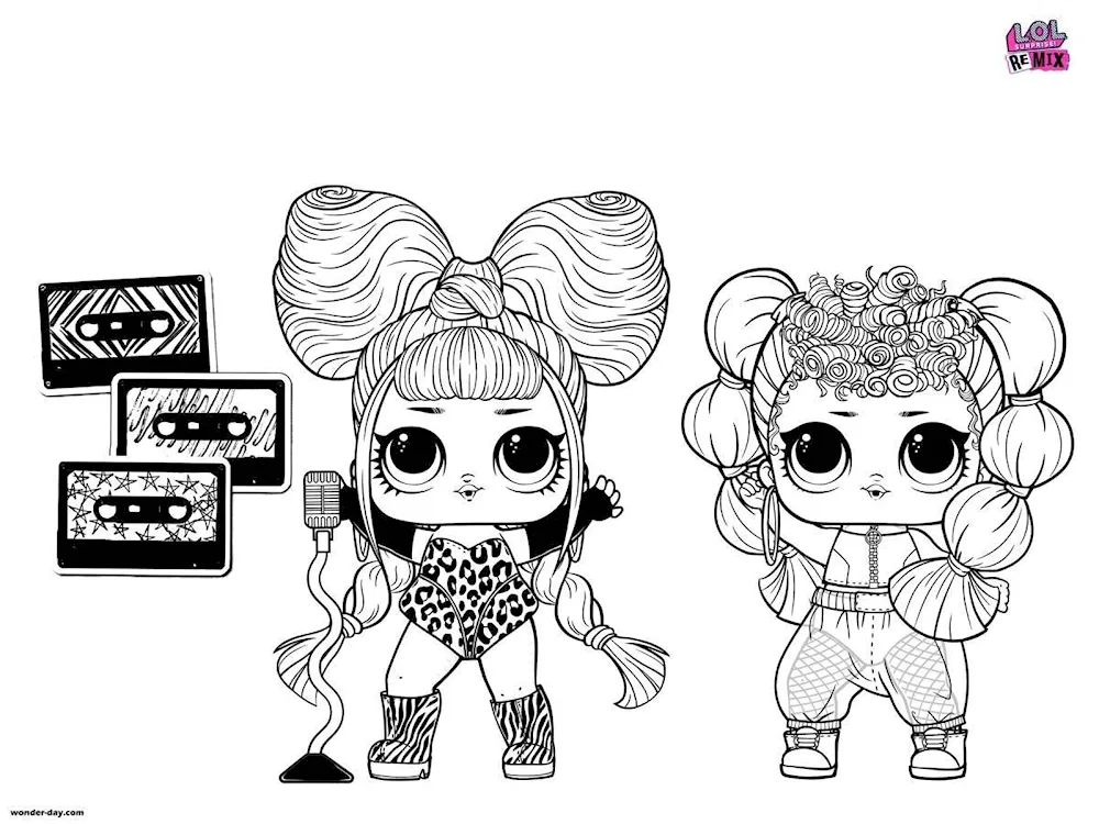 LOL doll lol colouring