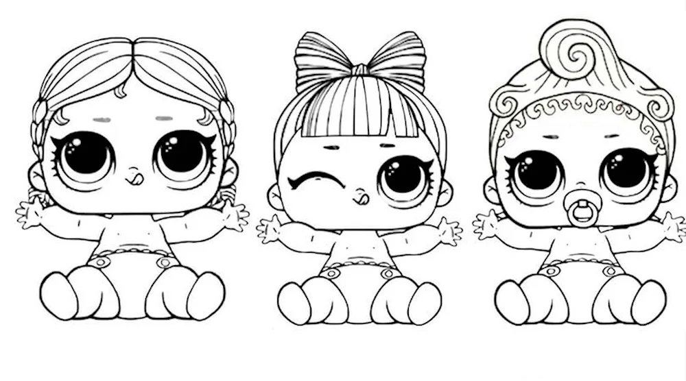 LOL doll raskraska