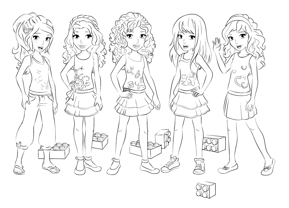 Colouring for girls