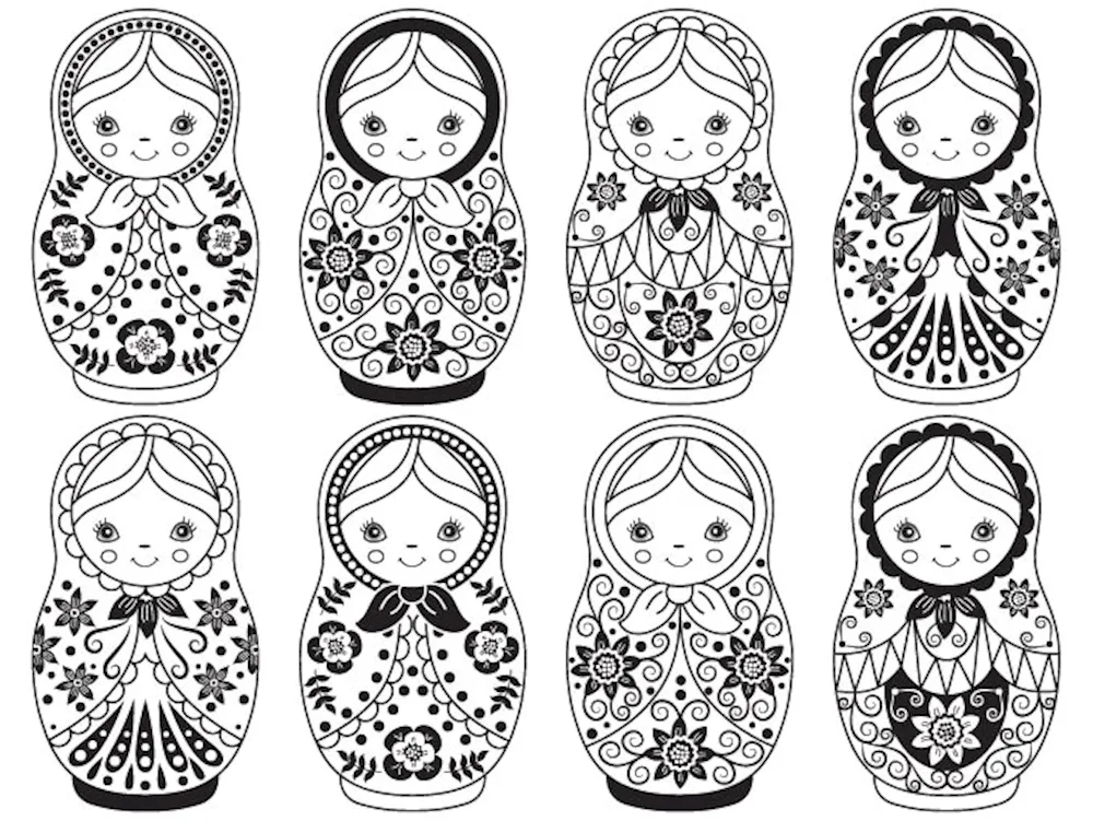 Colouring a Matryoshka Matryoshka