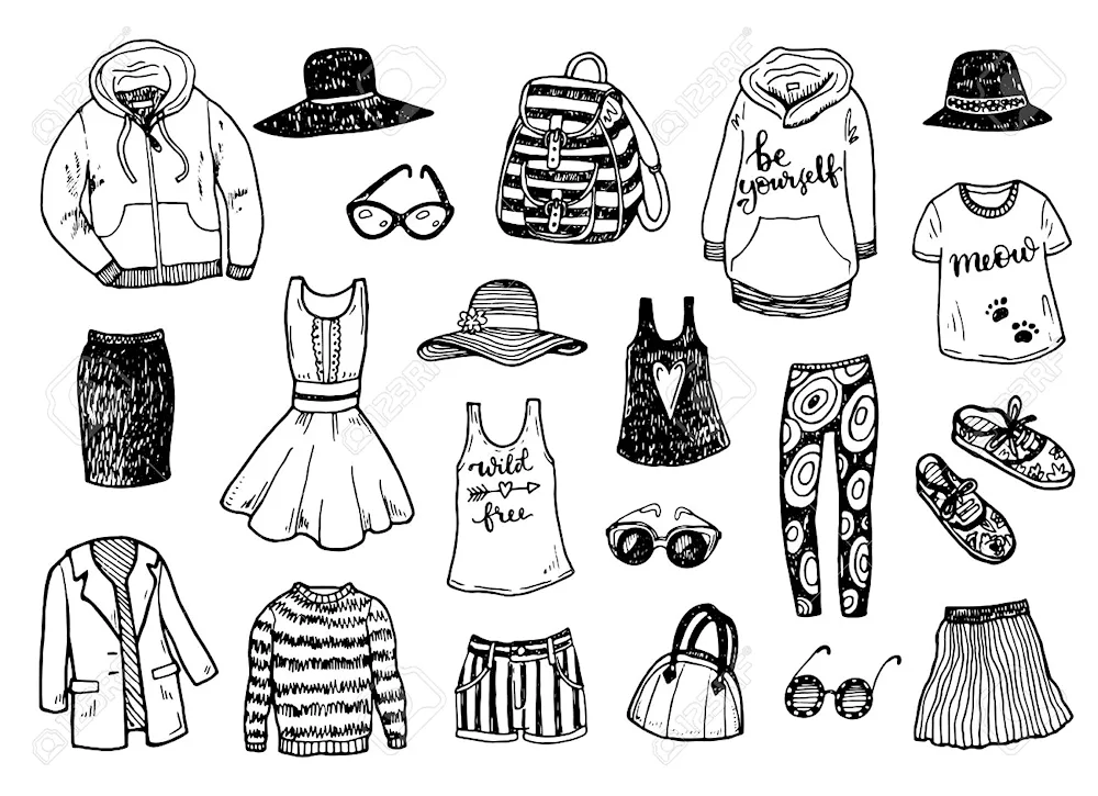Clothes colouring