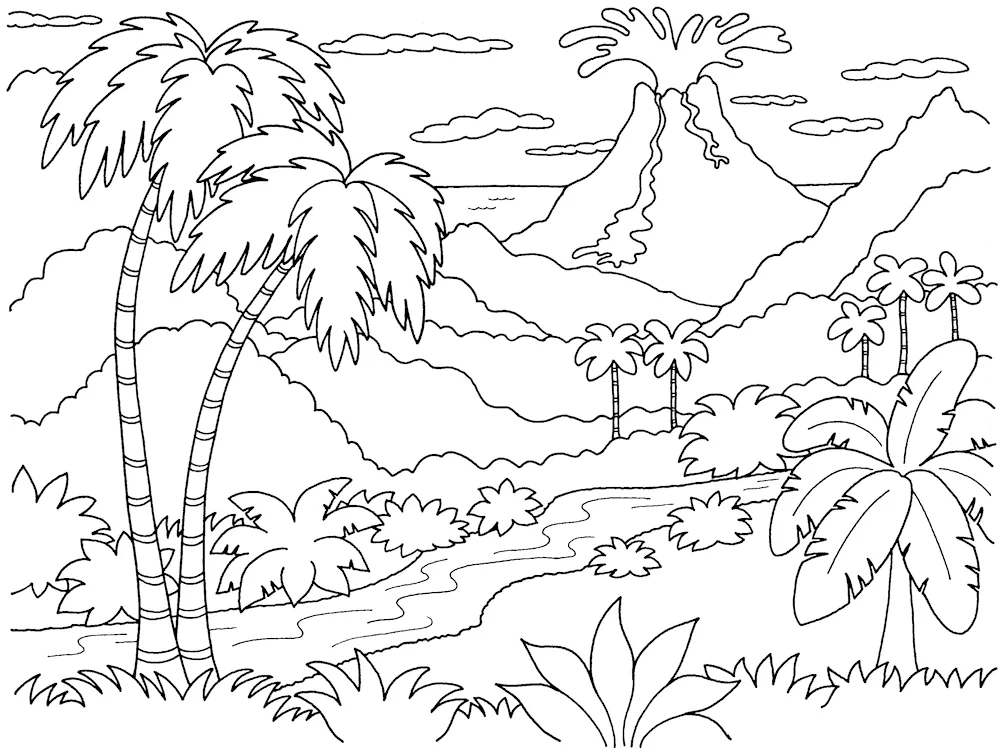 Colouring Landscape
