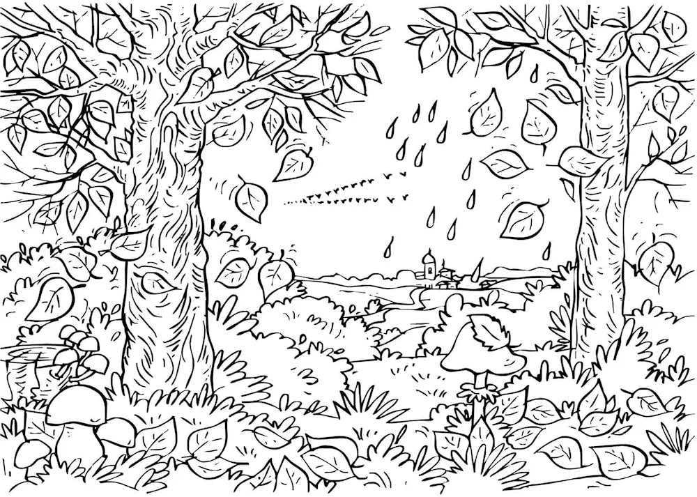 Nature colouring