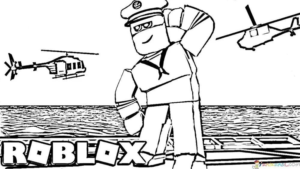 Maincrafters colouring