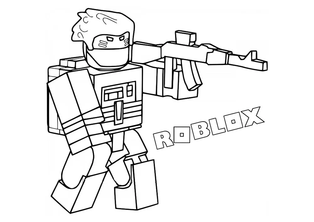 ROBLOX colouring book