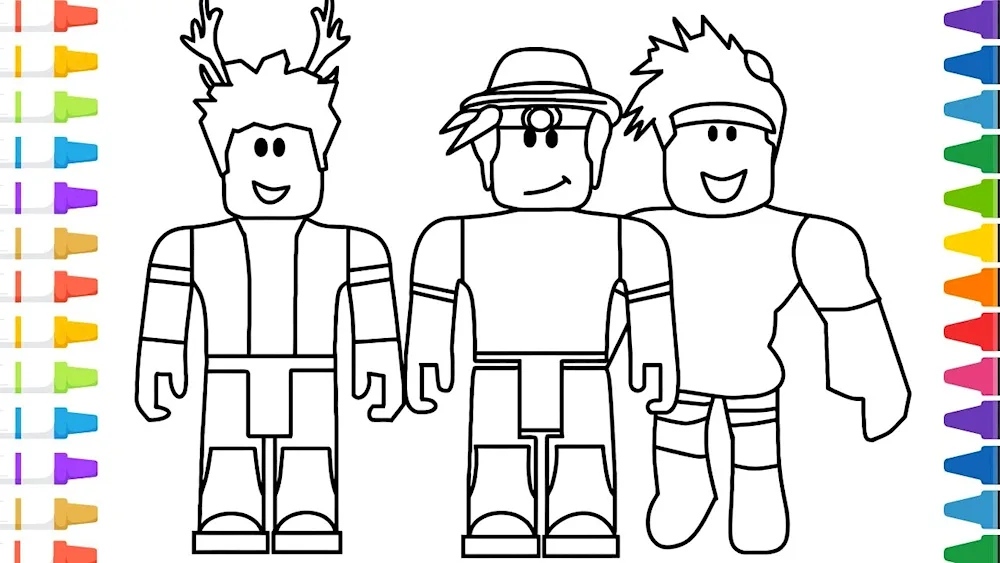 ROBLOX colouring book ROBLOX ninja