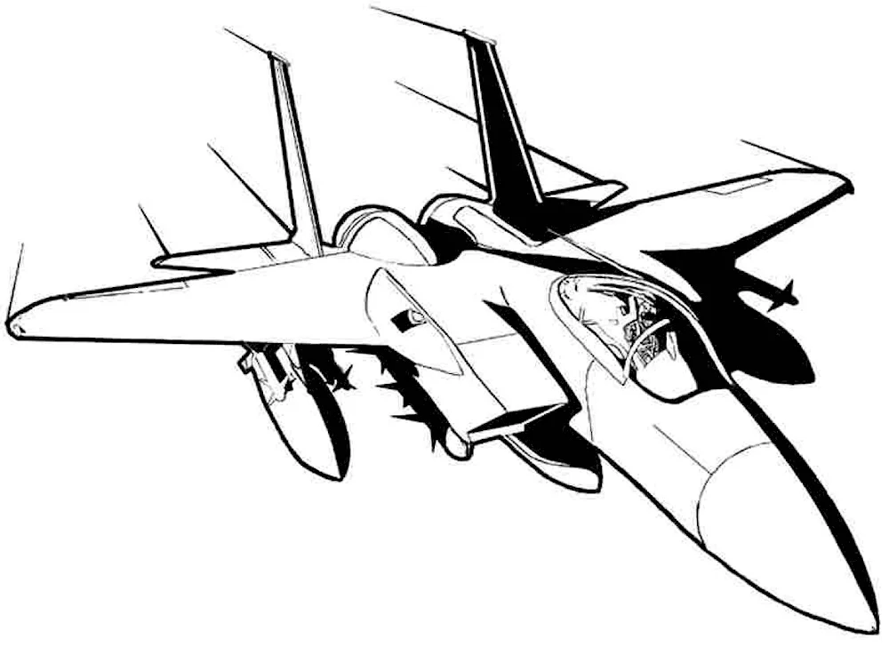 Amplane for colouring for children