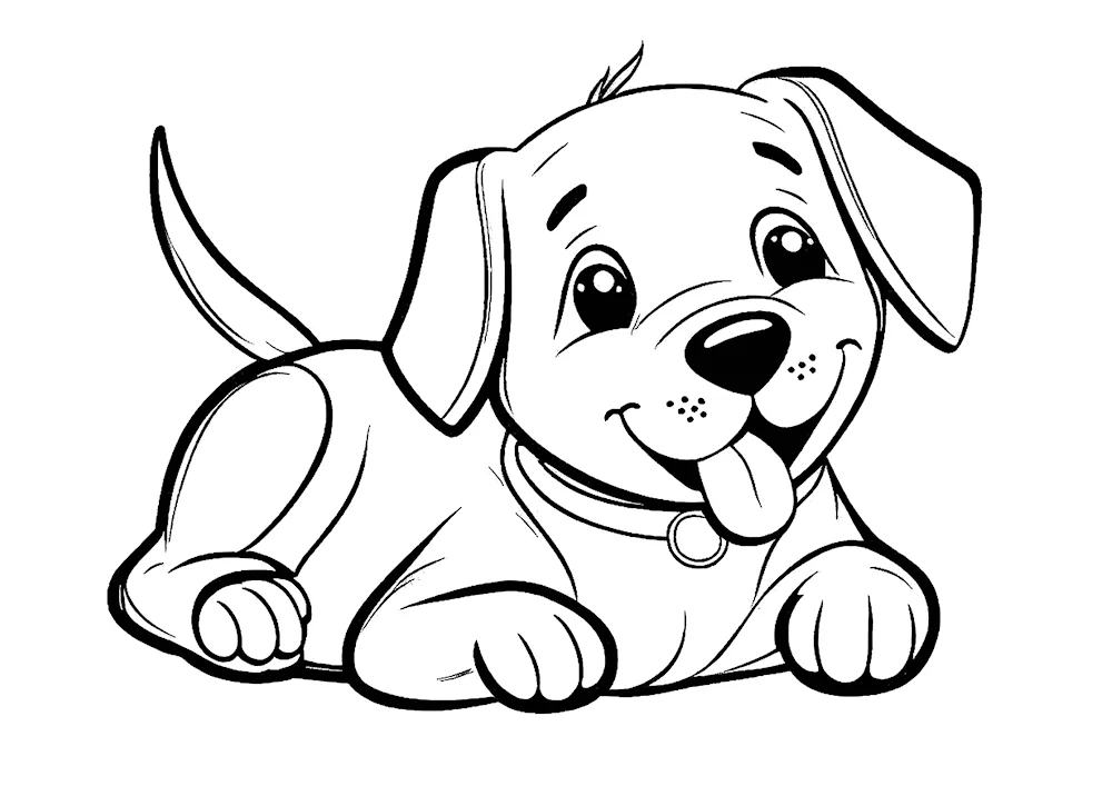 Dog drawing