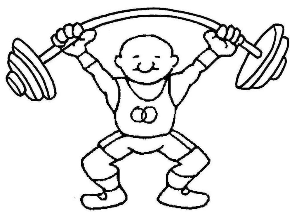 Sports colouring book for kids