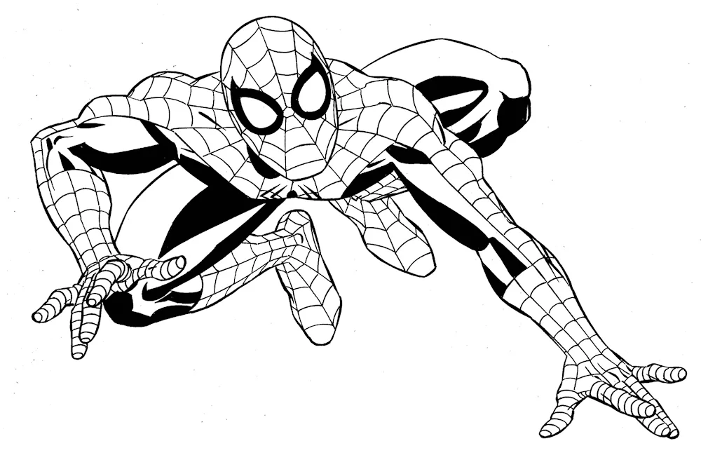 Raskraska Superheroes Marvel spider man