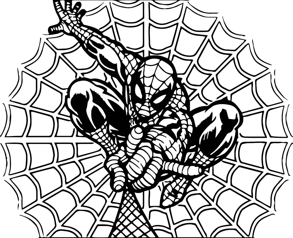 Marvel Superheroes colouring book Marvel Superheroes colouring book Spider-Man colouring book Spider-Man and Mysterio. spider man colouring