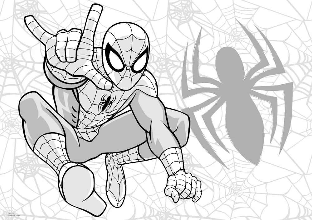 Marvel Superheroes colouring book