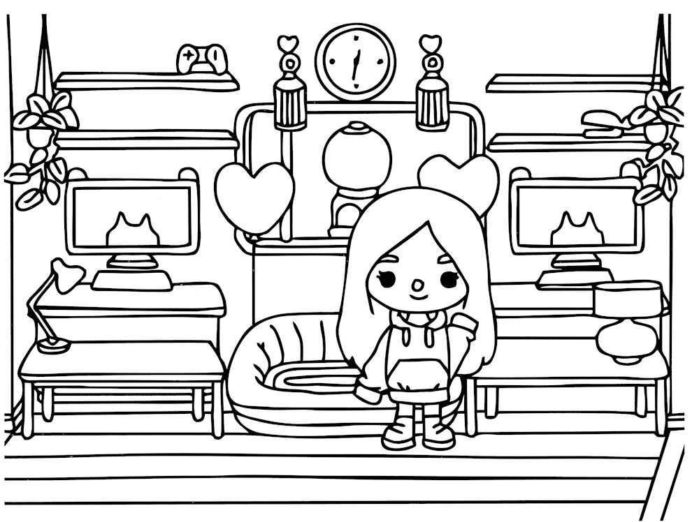 Colouring toca boca