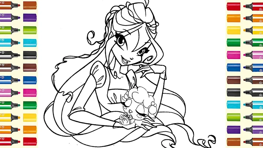 Princess Sofia colouring