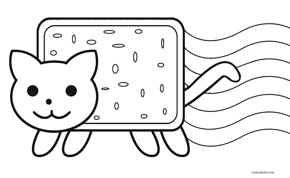 Colouring cat