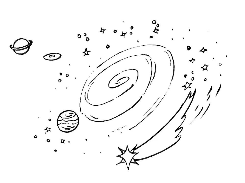 Planets sketch