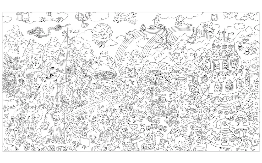 Big colouring pages