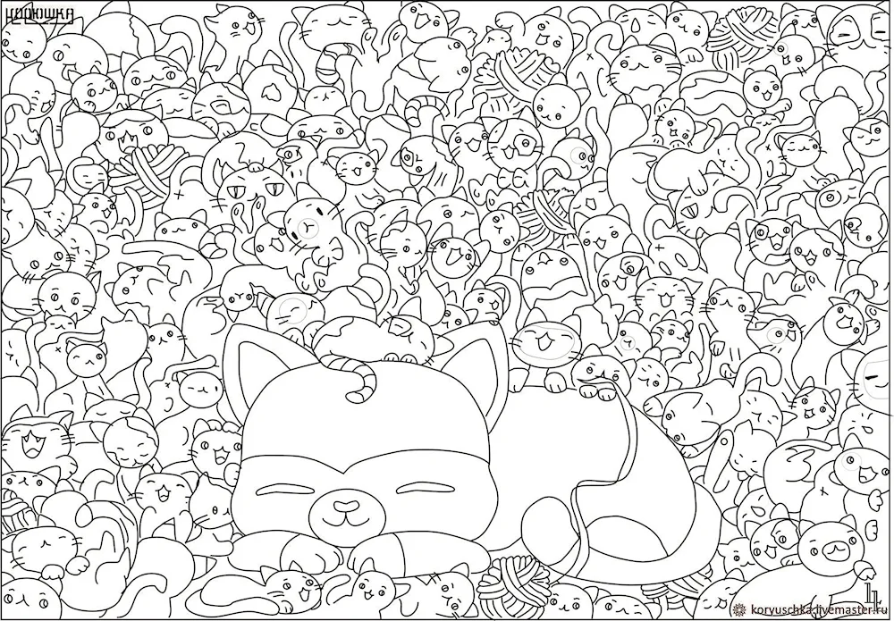Large colouring pages
