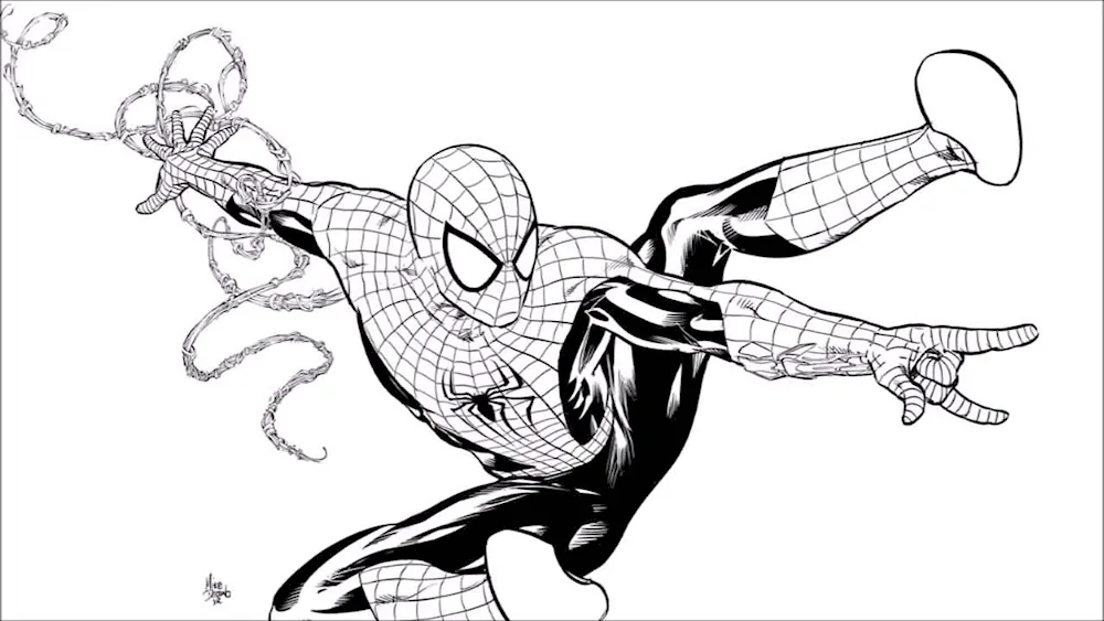 Colouring spider man the amazing Spider- man 2