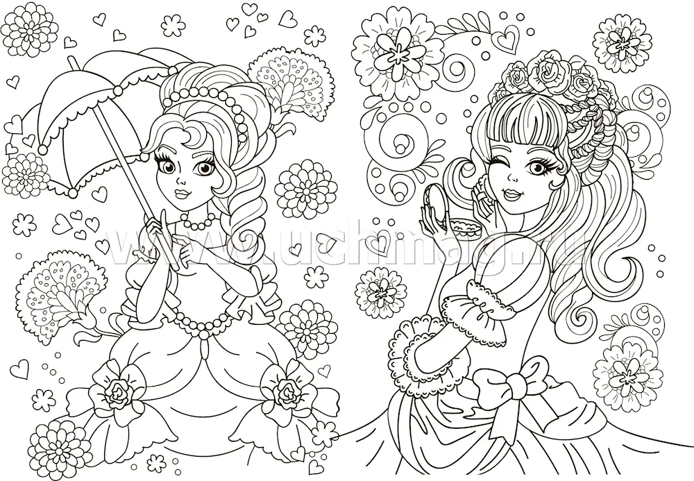 Colouring for girls 8 years old