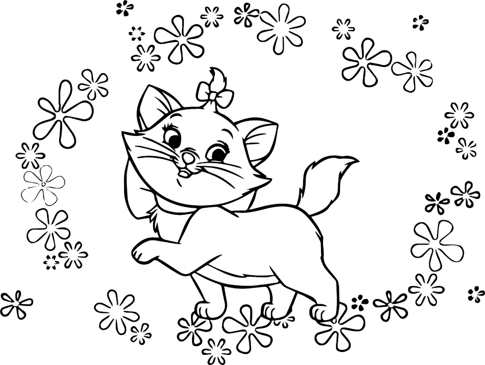 Colouring for girls cats