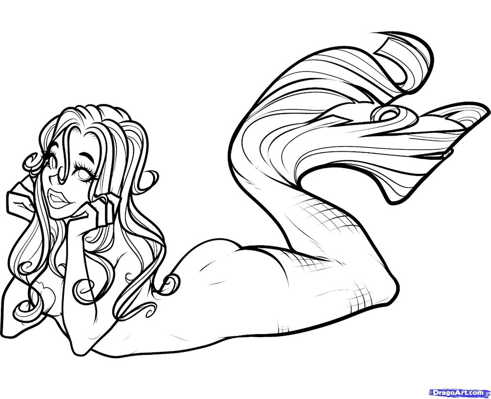 Colours for girls. mermaids