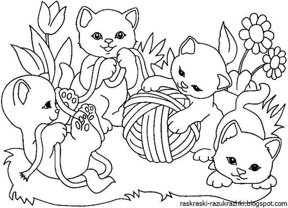 Drawing pictures for drawing kitties