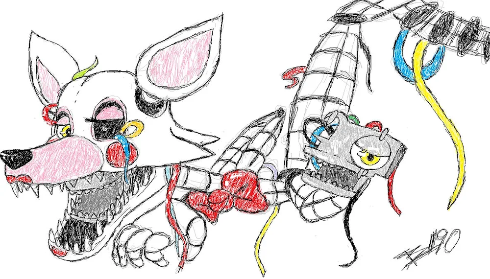 FNAF colouring book