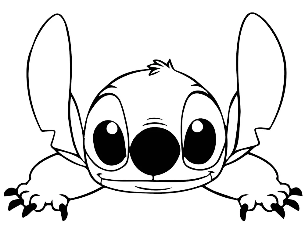 Cute. Stitch drawing