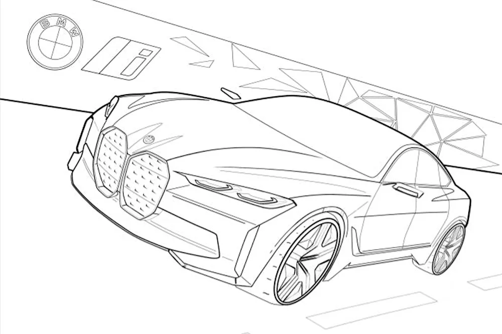 Colouring BMW m4