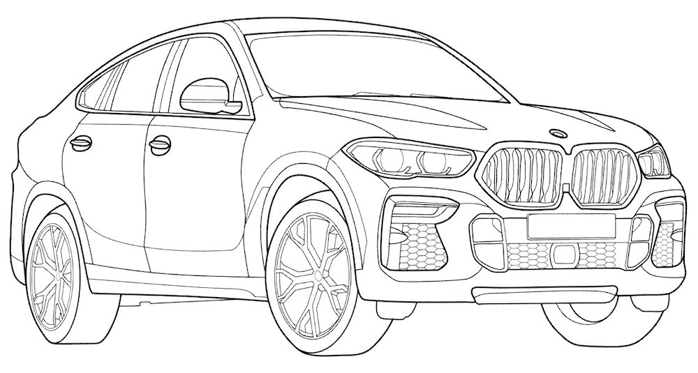 Colouring machine BMW x6