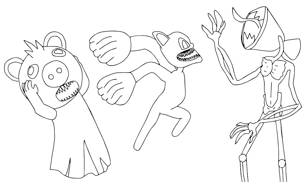 Cartoon colouring