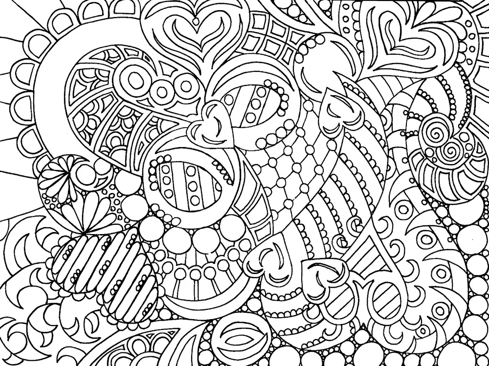 Colouring pages. patterns