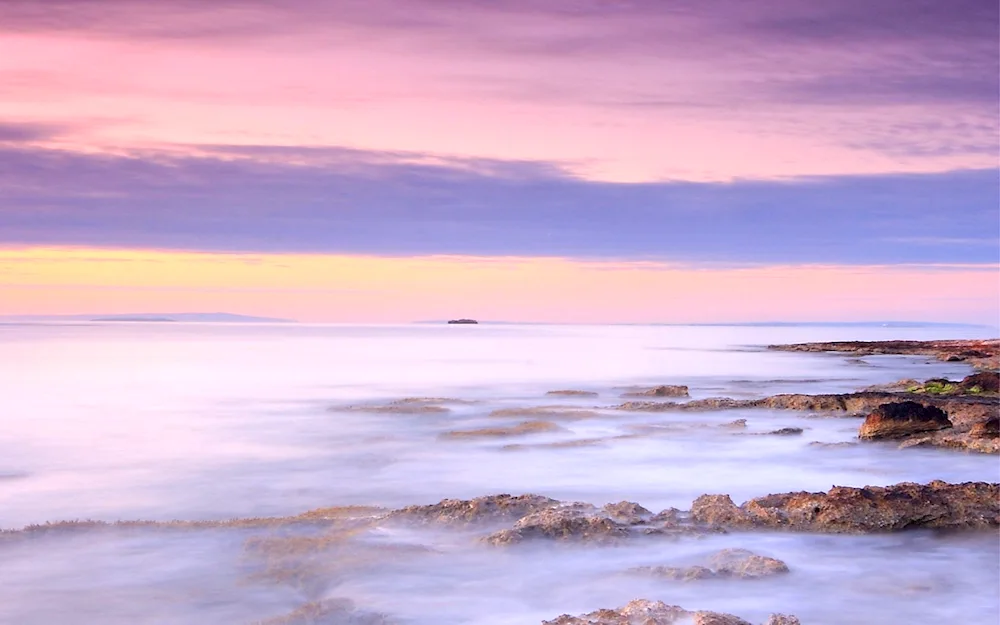 Sunrise on the sea
