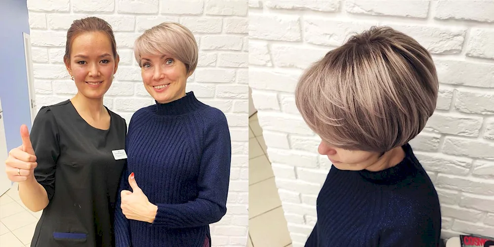 Stretch colour on short hair